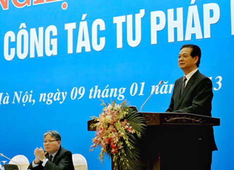 ກອງປະຊຸມຜັນຂະຫຍາຍໜ້າທີ່ປີ 2013 ຂອງຂະແໜງຍຸຕິທຳ